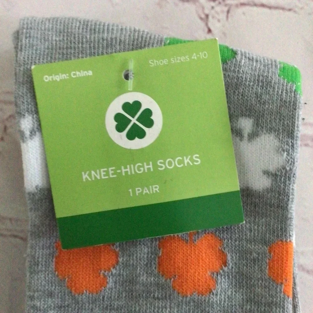 St. Patrick’s Day Can’t Keep Lepre-Calm Knee High Socks - NWT